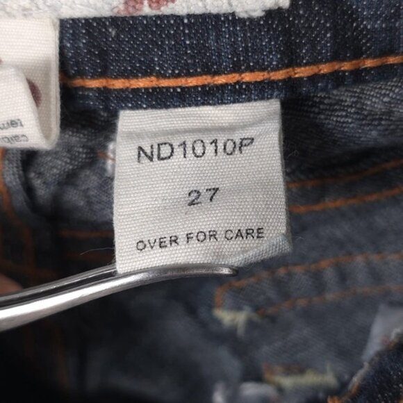 LAGUNA BEACH Women Jeans Embroidered Straight Flare USA MADE ND1010P Y2K Size 27 - Picture 13 of 13